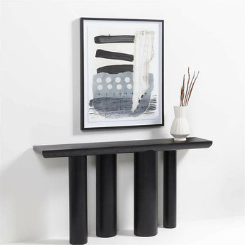 "Immersion I" Framed Wall Art Print Set 33.25"x41.25" by Jean Kenna.