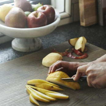 French Kitchen Marble Fruit Bowl.