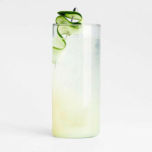 Lavinia Recycled Green Highball Glass.