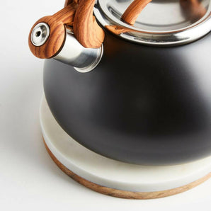 Marble and Wood Trivet.