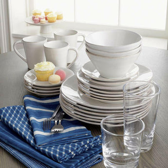 Marin White Appetizer Plate.