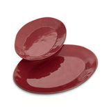 Marin White Large Oval Serving Platter.