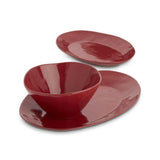 Marin White Large Oval Serving Platter.