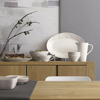 Marin White Appetizer Plate.