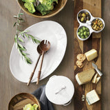 Marin White Covered Casserole 2Qt.