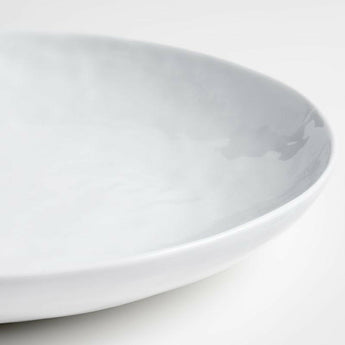 Mercer White Porcelain Coupe Dinner Plate.