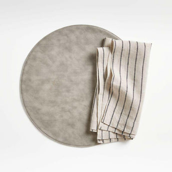 Maxwell Round Easy-Care Placemat.