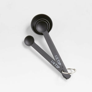 Nera Matte Black Measuring Spoons.