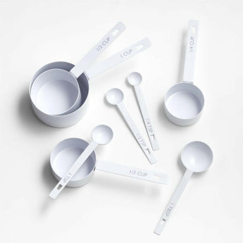 Nera Matte White Measuring Cups.