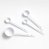 Nera Matte White Measuring Spoons.