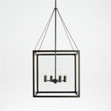Nolan Square Pendant Black.