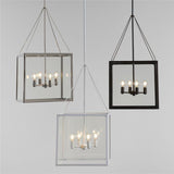 Nolan Square Pendant White.