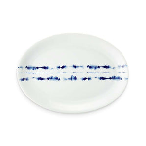 Omri Blue and White Oval Platter.