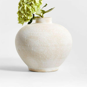 Ophelia White Vase 10"