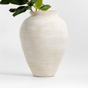Ophelia White Vase 17".