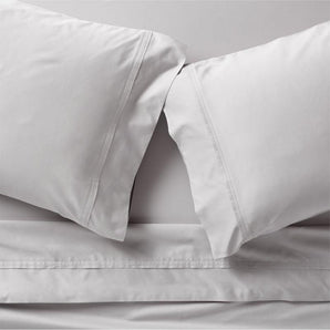 400 Thread Count Organic Sateen Dove King Sheet Set.