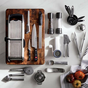 Crate & Barrel Brushed Stainless Steel Can Opener.