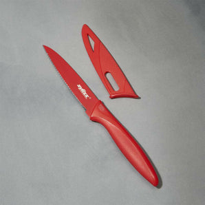 Zyliss® Serrated Red 4" Paring Knife