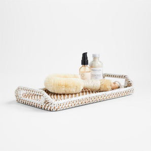 Sedona White Vanity Tray.