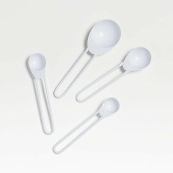 Shaillee Matte White Measuring Spoons.