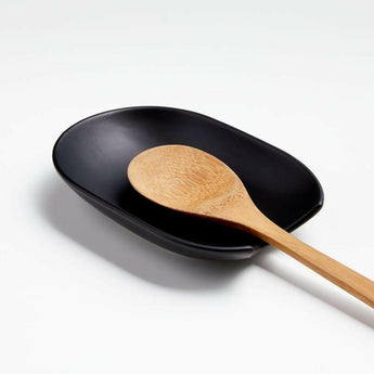 Shaillee Matte Black Spoon Rest.