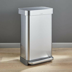 simplehuman® 45-Liter/12-Gallon Step Kitchen Trash Can.