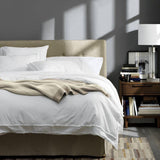 Washed Organic Cotton Coverlet.