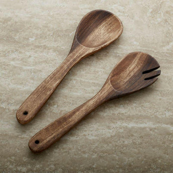 Tondo Acacia 2-Piece Serving Set.