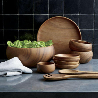 Tondo Acacia 2-Piece Serving Set.