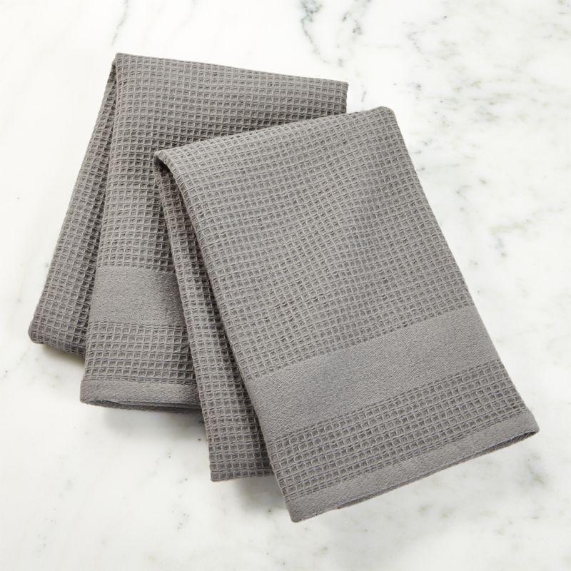 Cotton Towels Crate And Barrel Waffle Dish Towels Crate And Barrel