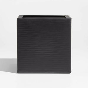 Black Planter Box for Wall Mounted Indoor/Outdoor Planter