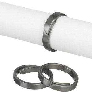 Wrap Black Napkin Ring.