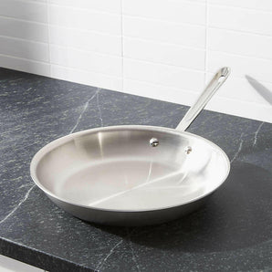 All-Clad ® d5 ® 12" Brushed Stainless Steel Fry Pan.