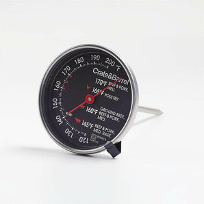 Analog Leave-In Meat Thermometer.