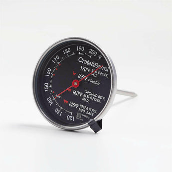 Analog Leave-In Meat Thermometer.