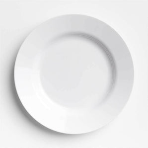 Aspen Rimmed Melamine Dinner Plate