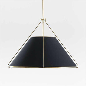 Remi Black Conical Pendant Light.