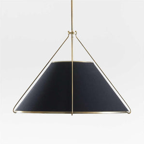 Remi Black Conical Pendant Light.