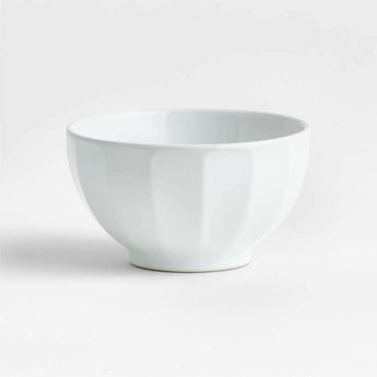 Cafe White Cereal Bowl.