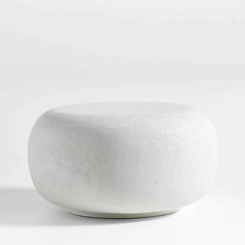 Leanne Ford Pebble White Side Table.