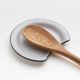 Thero Matte White Spoon Rest.