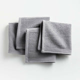 Bar Mop Grey Dishcloths, Set of 4.