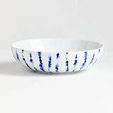 Omri Blue and White Serving Bowl.