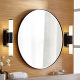 Edge Brass Round 30" Wall Mirror.