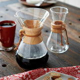 Chemex 6-Cup Coffeemaker with Wood Collar.