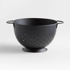 Nera Matte Black Colander..