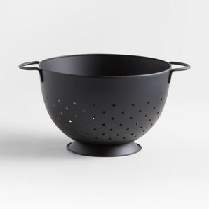 Nera Matte Black Colander..
