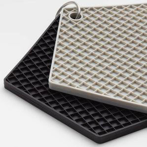 Gayle Silicone Trivets, Set of 2.