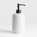 Chet Ceramic White Soap Dispenser.