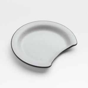 Thero Matte White Spoon Rest.
